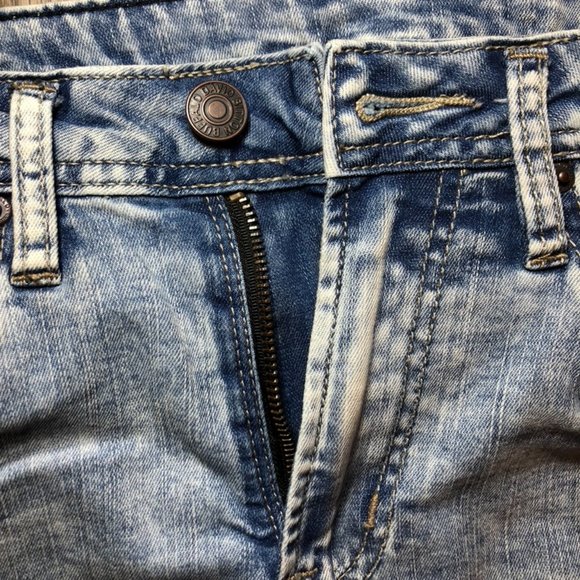 31/32 Mens Buffalo Straight Stretch Light Wash - Picture 9 of 11